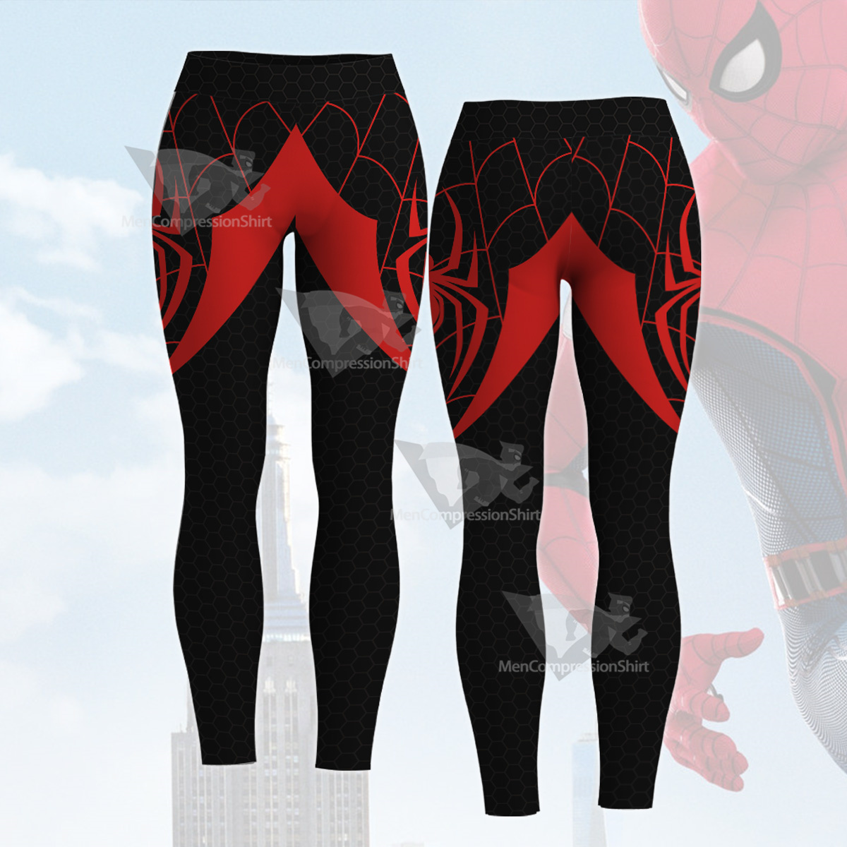 Superhero Parker Red Spider Women Compression Legging