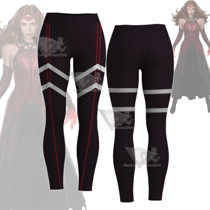 Superhero Wanda Black Women Compression Legging