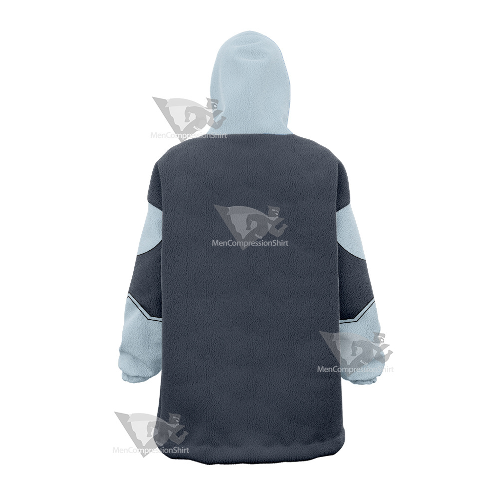 Superheroes Mekt Ranzz Grey Cosplay Oversized Blanket Hoodie