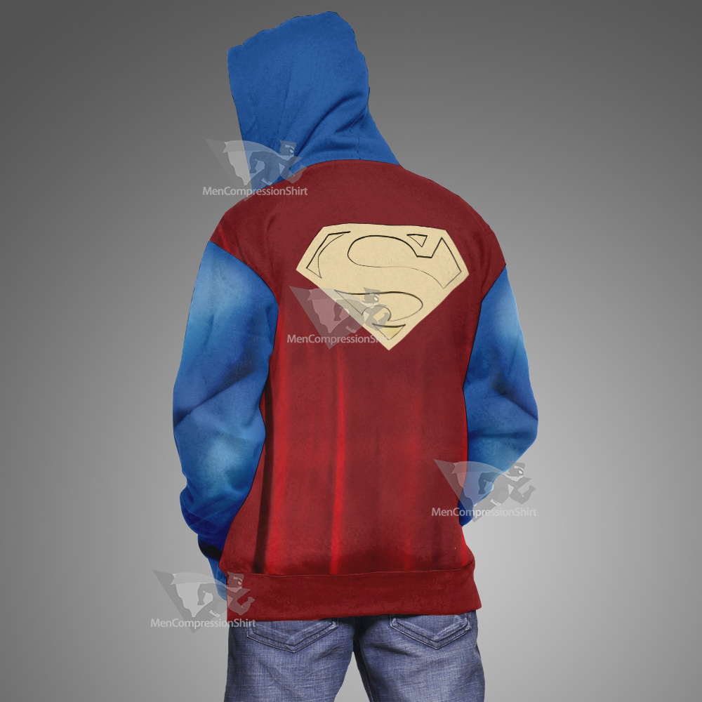 Superman 2023 Clark Kent Cosplay Hoodie