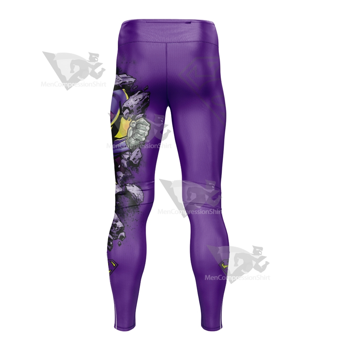 Superman Bizarro Superman Purple Men Compression Legging