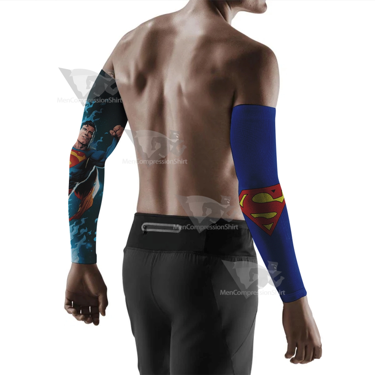 Superman Classic Blue Compression Arm Sleeve