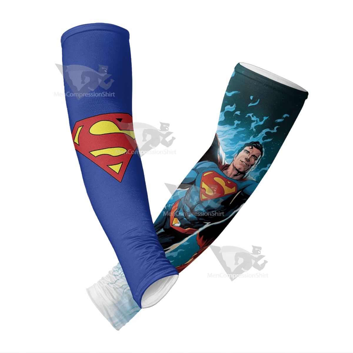 Superman Classic Blue Compression Arm Sleeve
