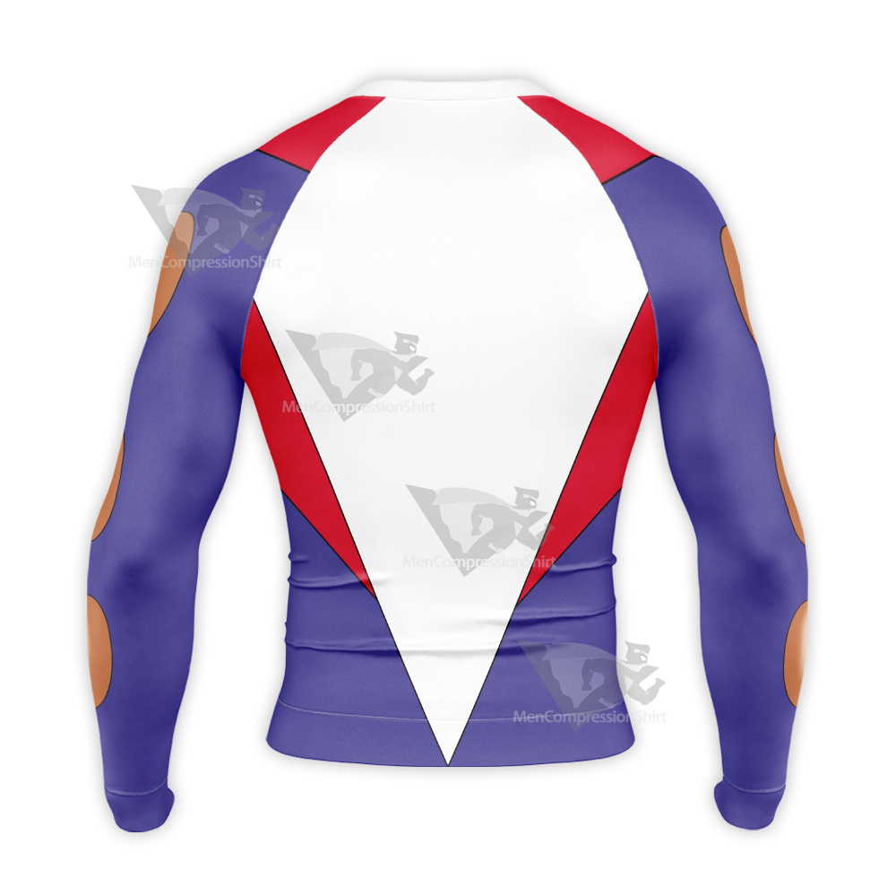 Superman Lucy Lane Superwoman Battle Suit Long Sleeve Compression Shirt