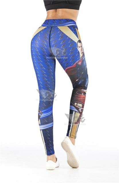 Superman Man Of Steel Leggings