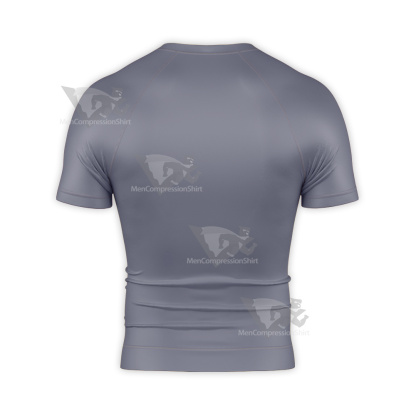 Superman Red Son Short Sleeve Compression Shirt