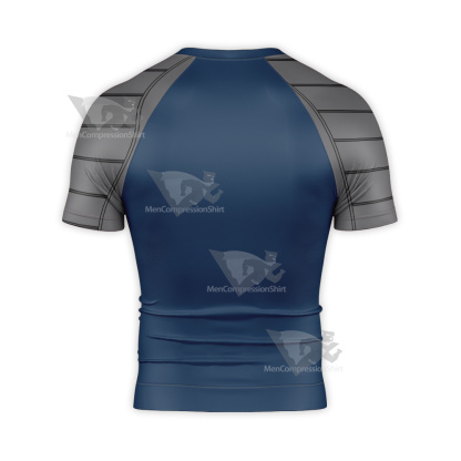 Superman Speeding Bullets Bruce El Bat Short Sleeve Compression Shirt