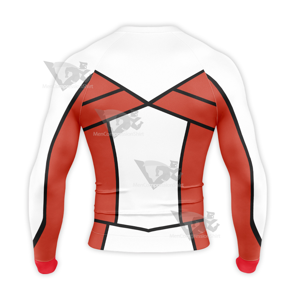Superman Superwoman Lana Lang Battle Suit Long Sleeve Compression Shirt