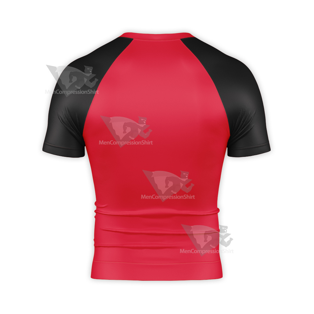 Superman The Eradicator Short Sleeve Compression Shirt