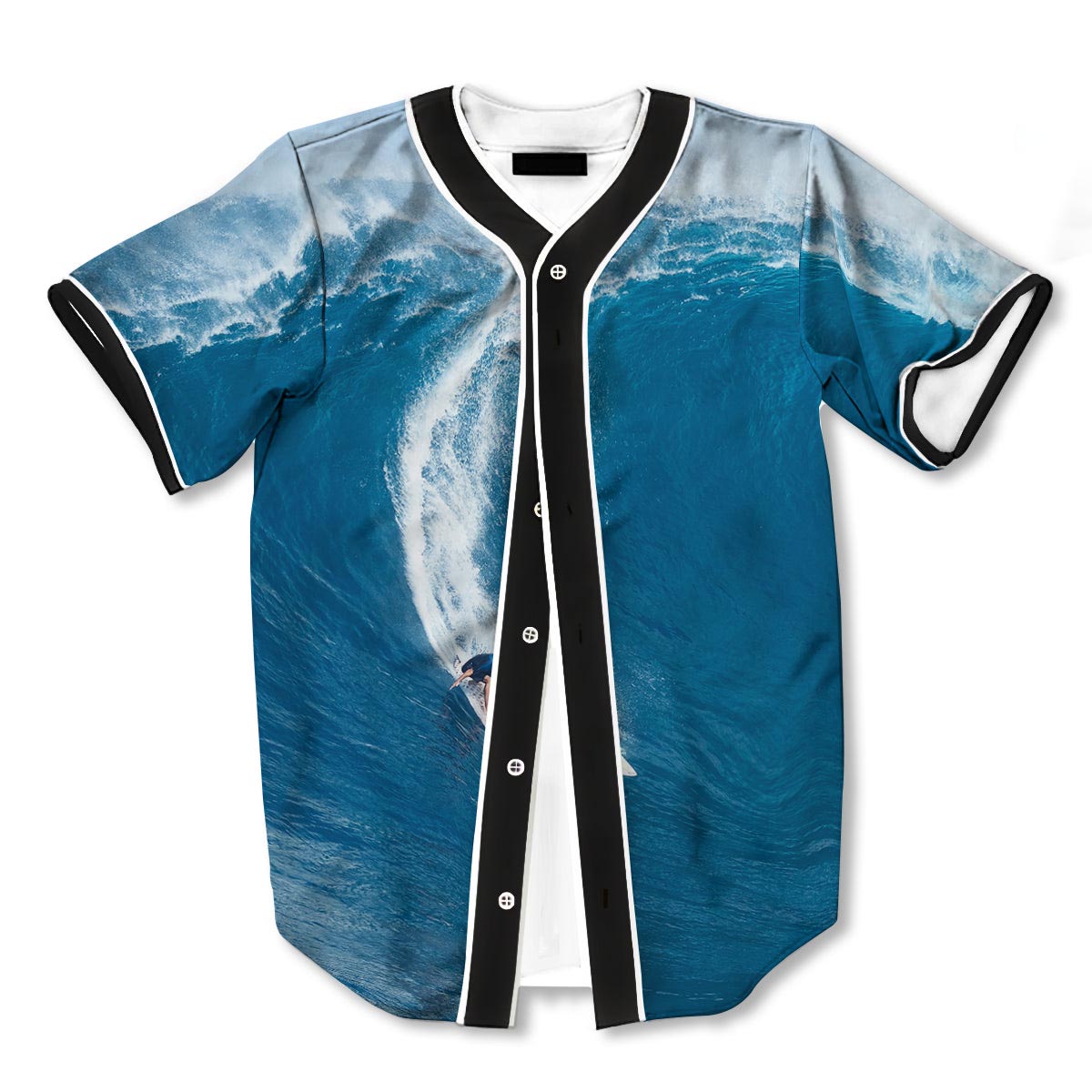Surfing On Sea 3d Print Full Size Baseball Jerseys