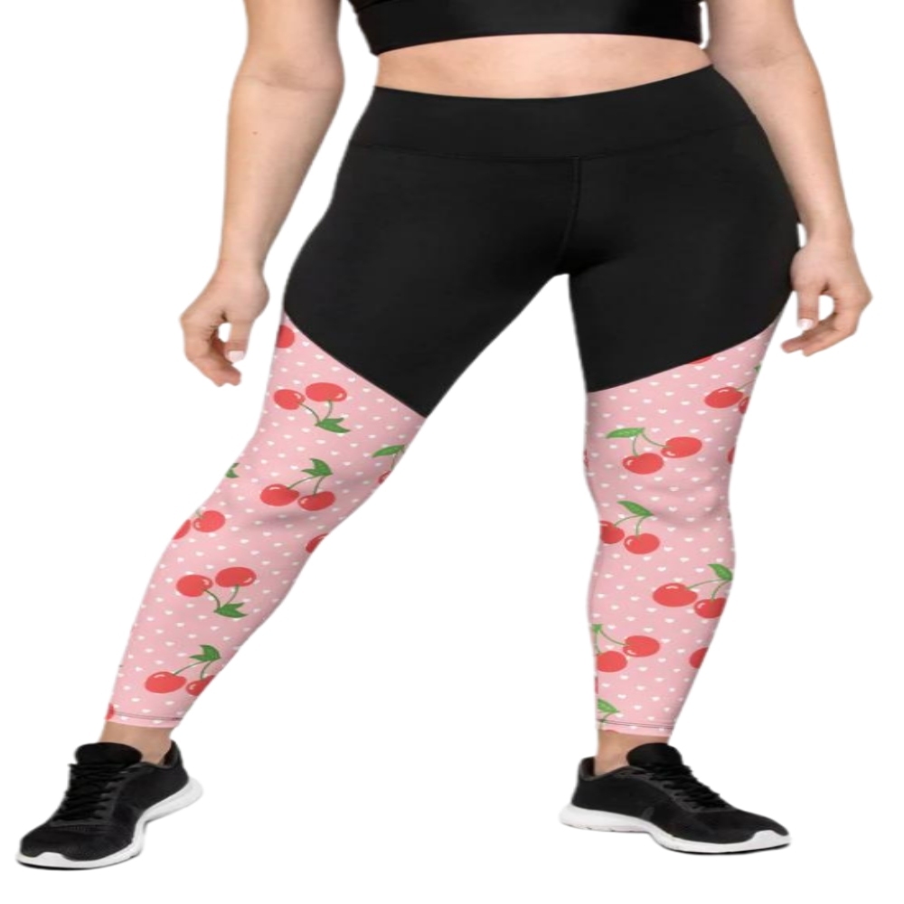 Sweet Cherry Women Compression Legging