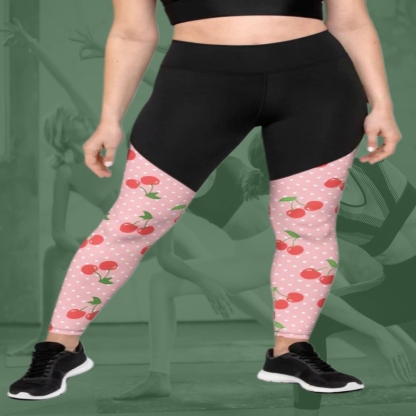 Sweet Cherry Women Compression Legging