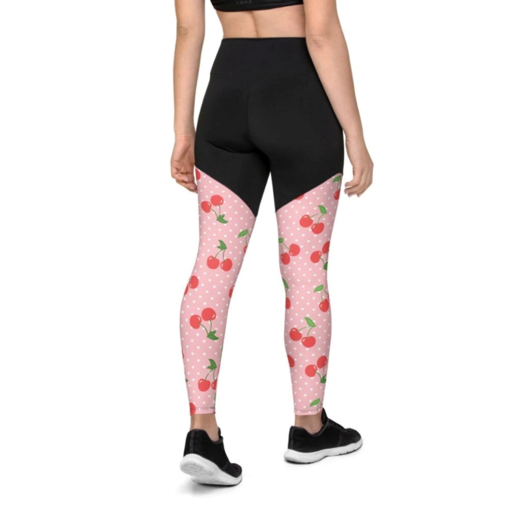 Sweet Cherry Women Compression Legging