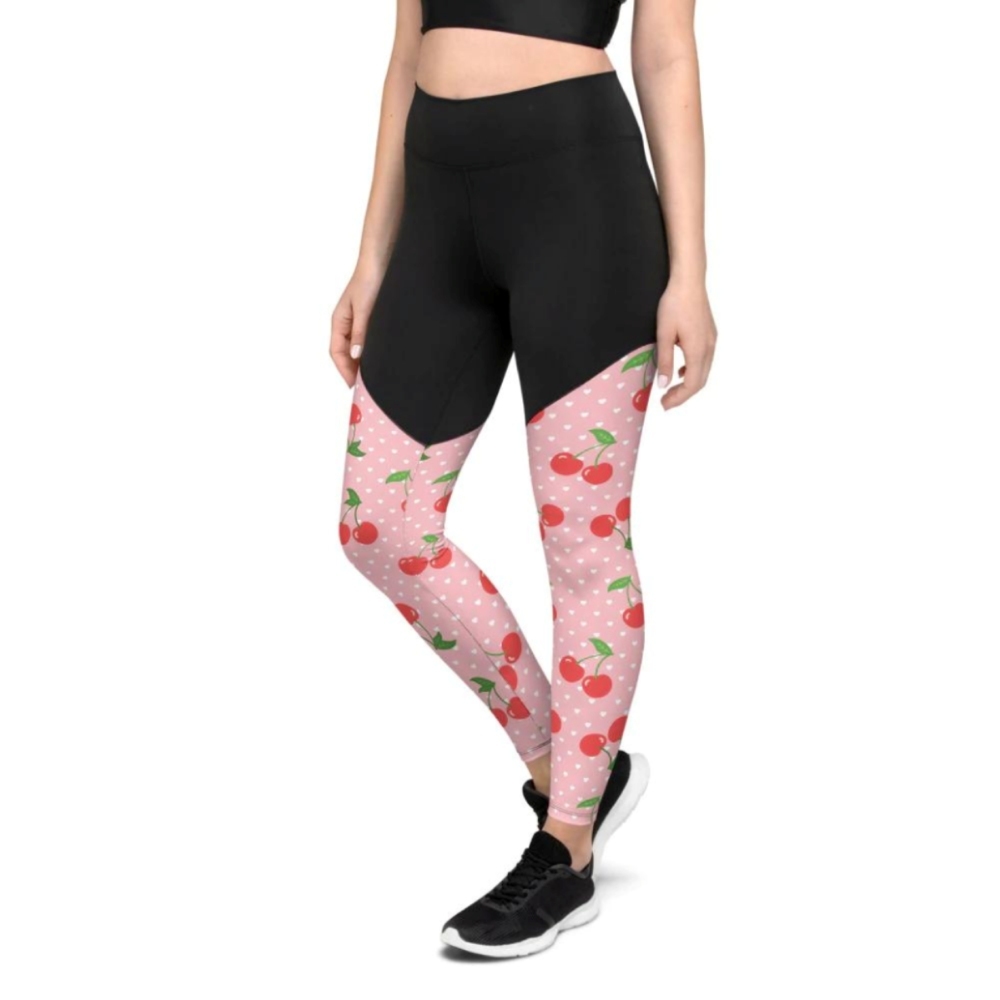 Sweet Cherry Women Compression Legging