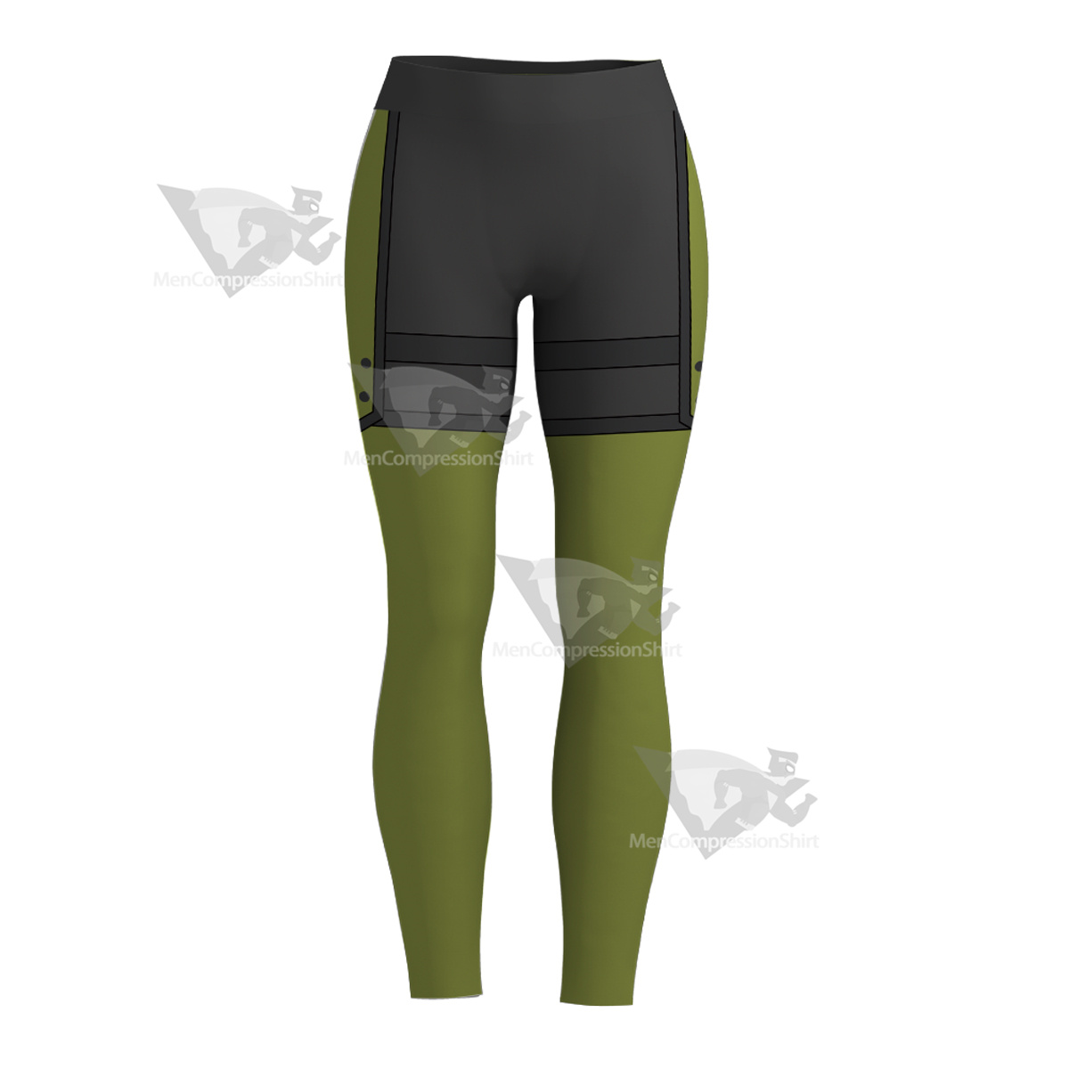 Sword Art Online Asada Shino Green Women Compression Legging