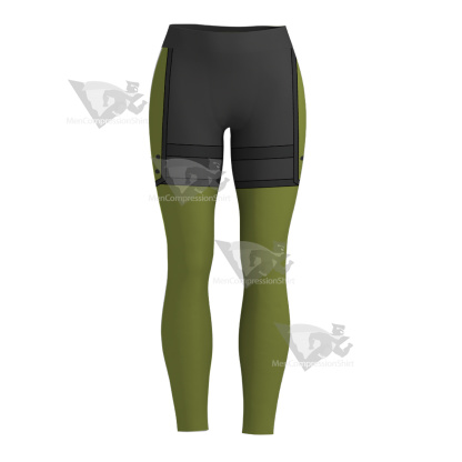 Sword Art Online Asada Shino Green Women Compression Legging
