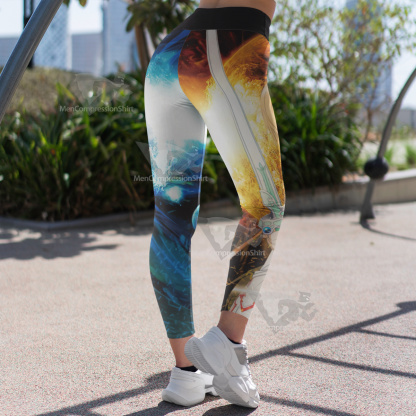 Sword Art Online Blue Women Compression Legging