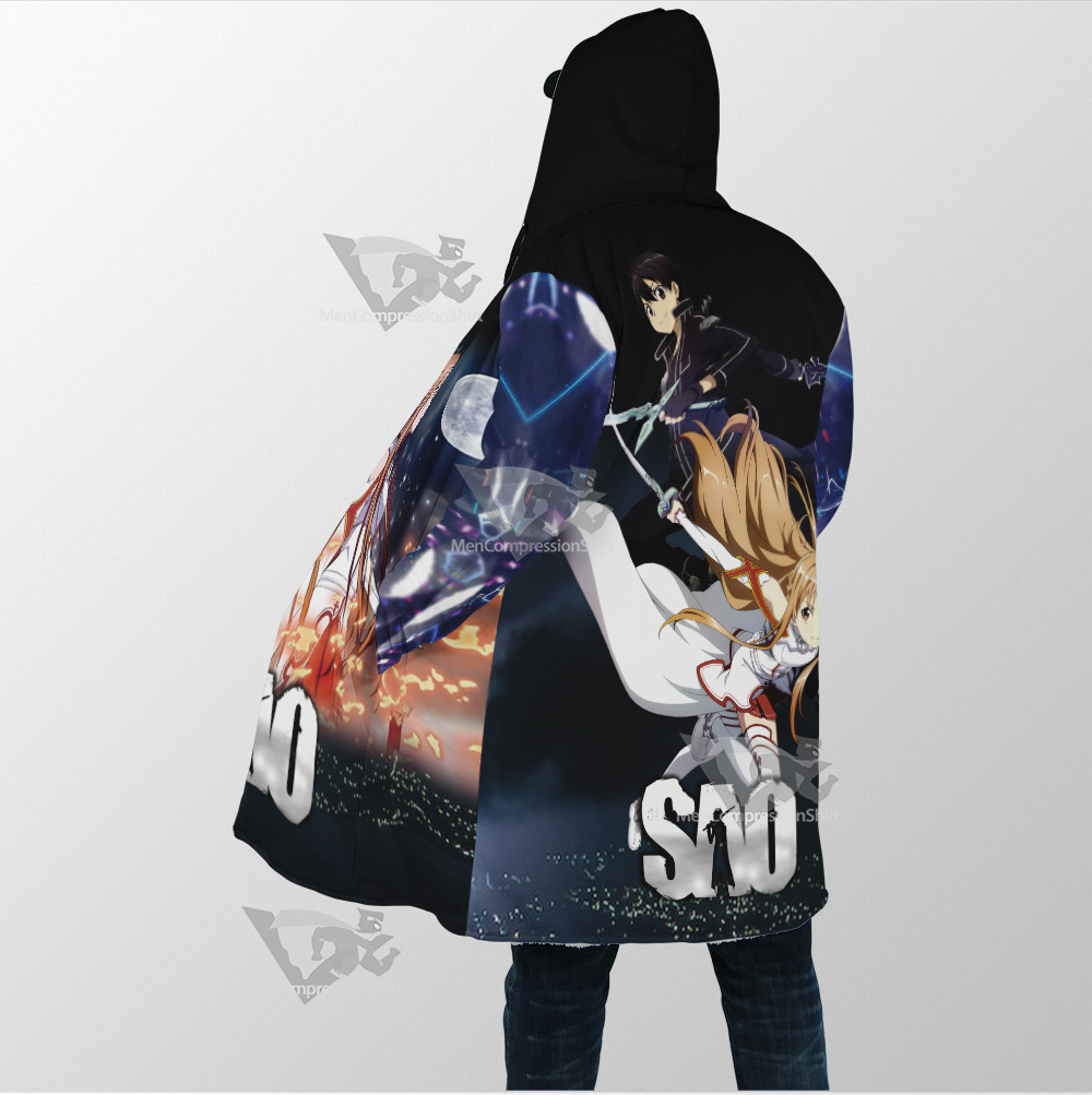 Sword Art Online Kirito And Ggo Asuna Dream Cloak