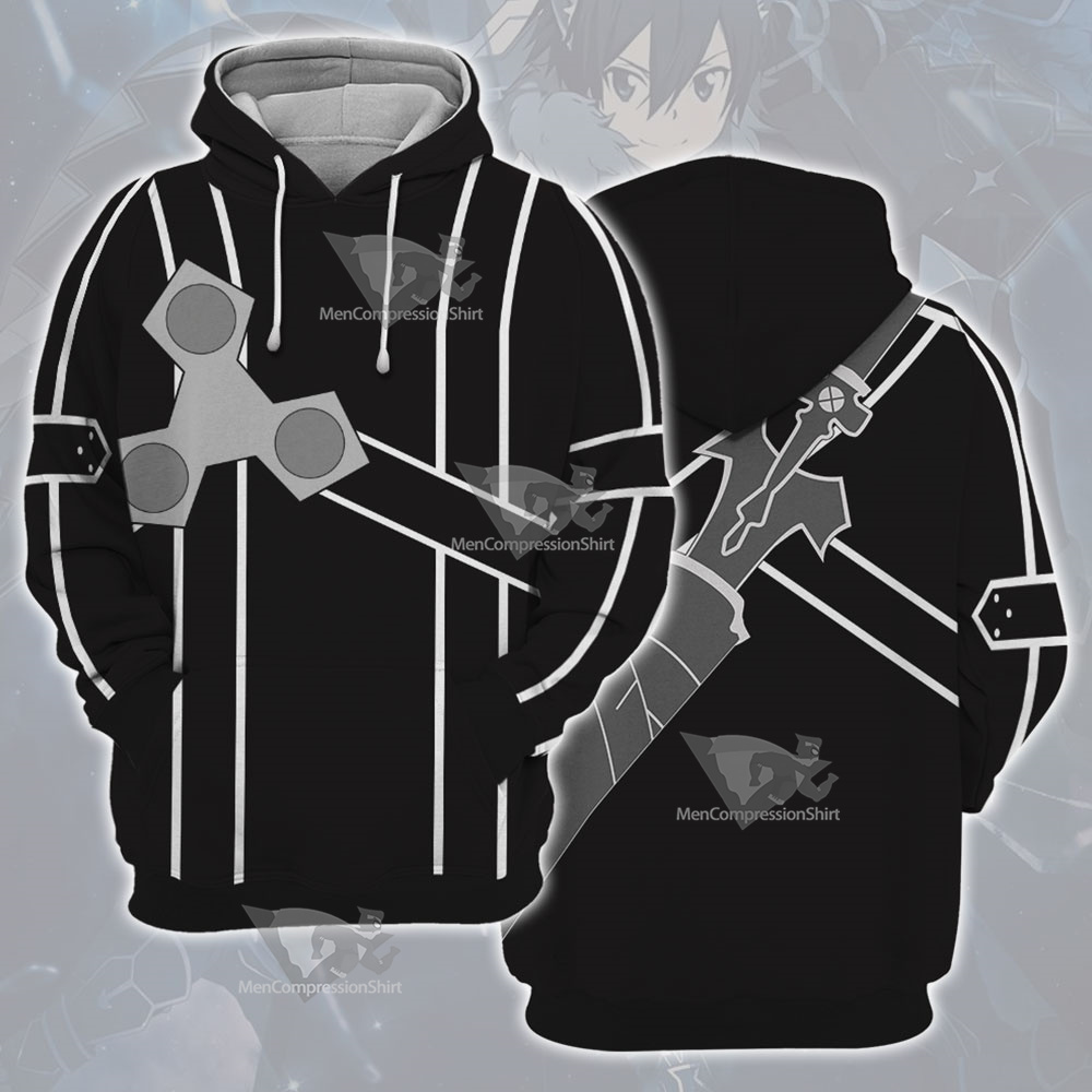 Sword Art Online Kirito Cosplay Hoodie