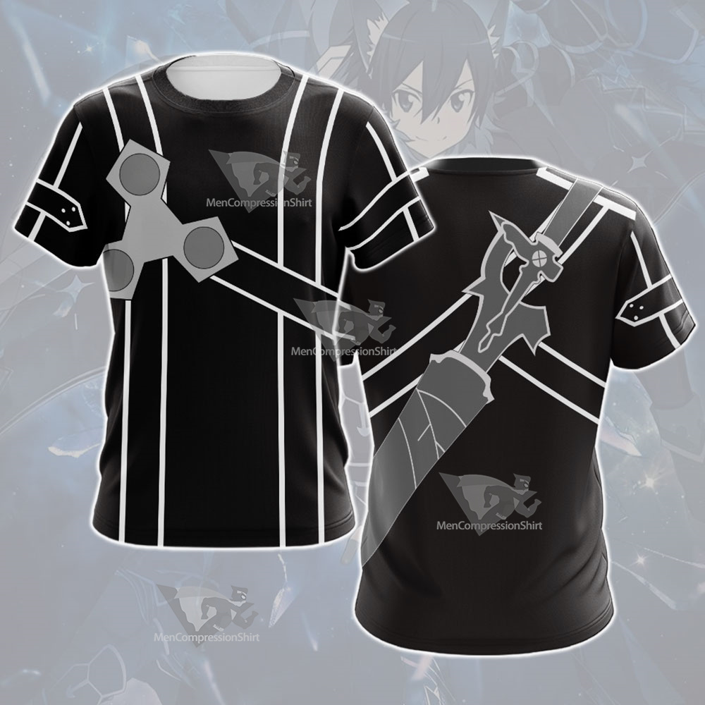 Sword Art Online Kirito Cosplay T-Shirt