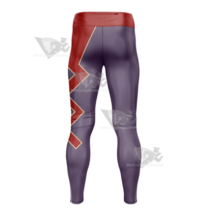 Sword Art Online Konno Yuuki Purple Mens Compression Legging
