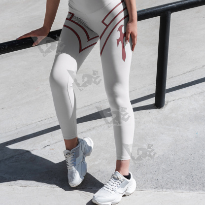 Sword Art Online Yuuki Asuna White Women Compression Legging