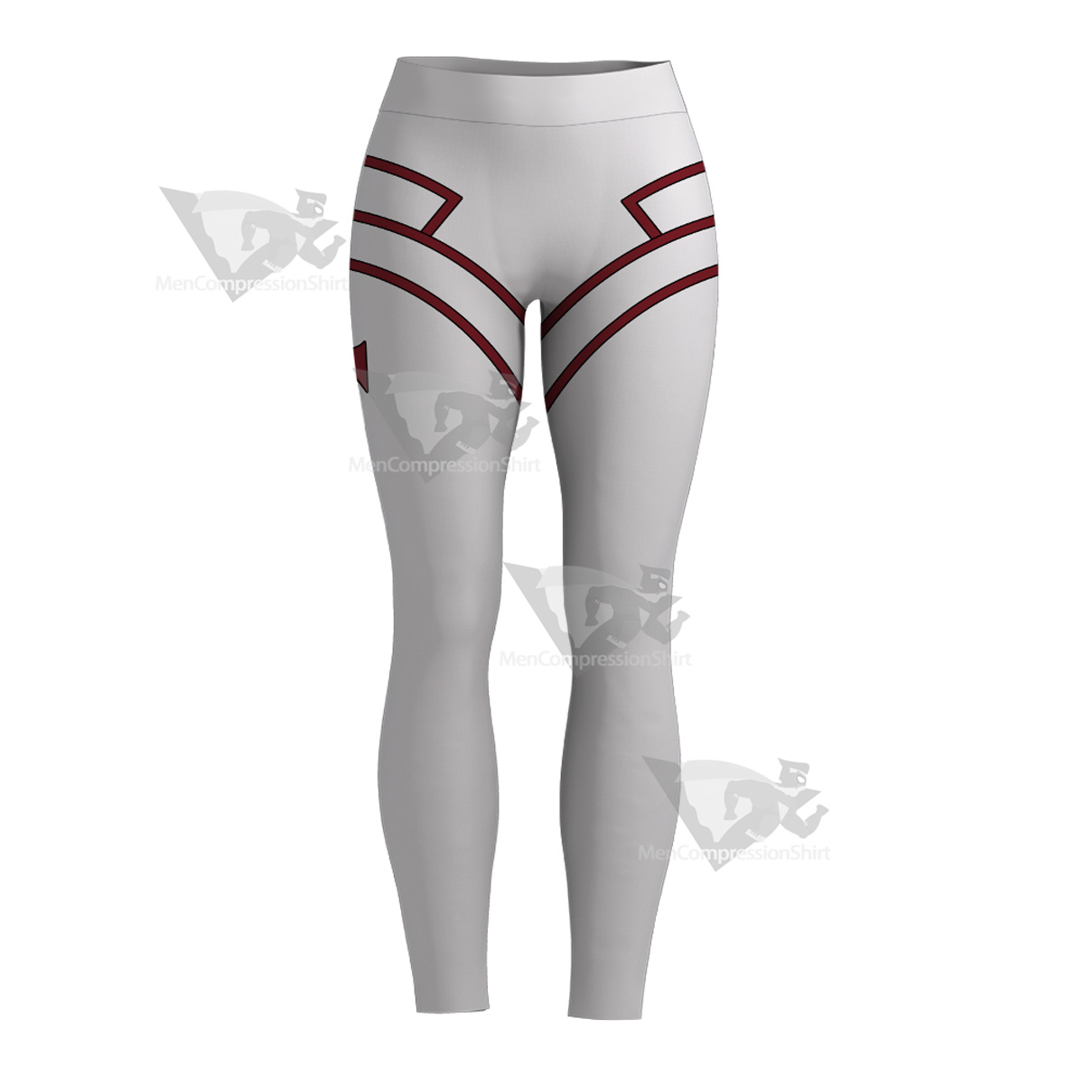 Sword Art Online Yuuki Asuna White Women Compression Legging