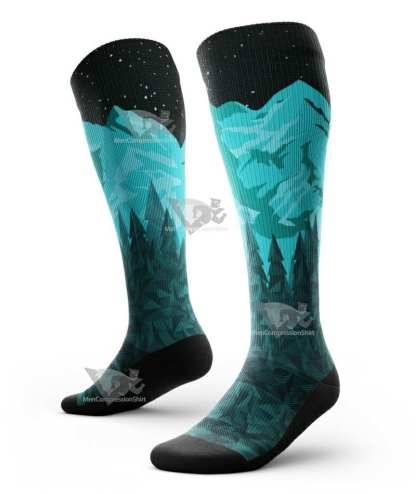 Take A Hike Knee High Compression Socks
