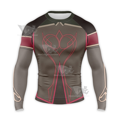 Tales Of Abyss Asch Battle Suit Long Sleeve Compression Shirt