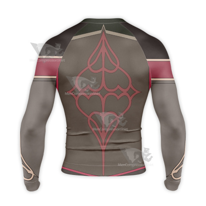 Tales Of Abyss Asch Battle Suit Long Sleeve Compression Shirt