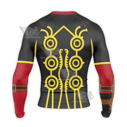 Tales Of Zestiria Sorey Red Black Long Sleeve Compression Shirt