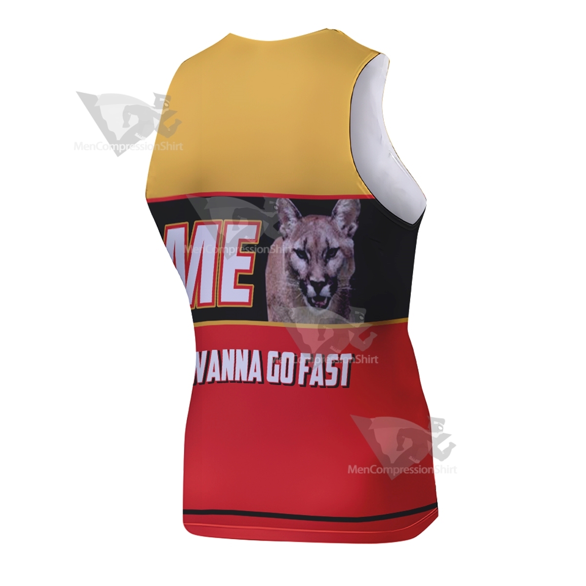 Talladega Nights I Wanna Go Fast Sleeveless Compression Shirt