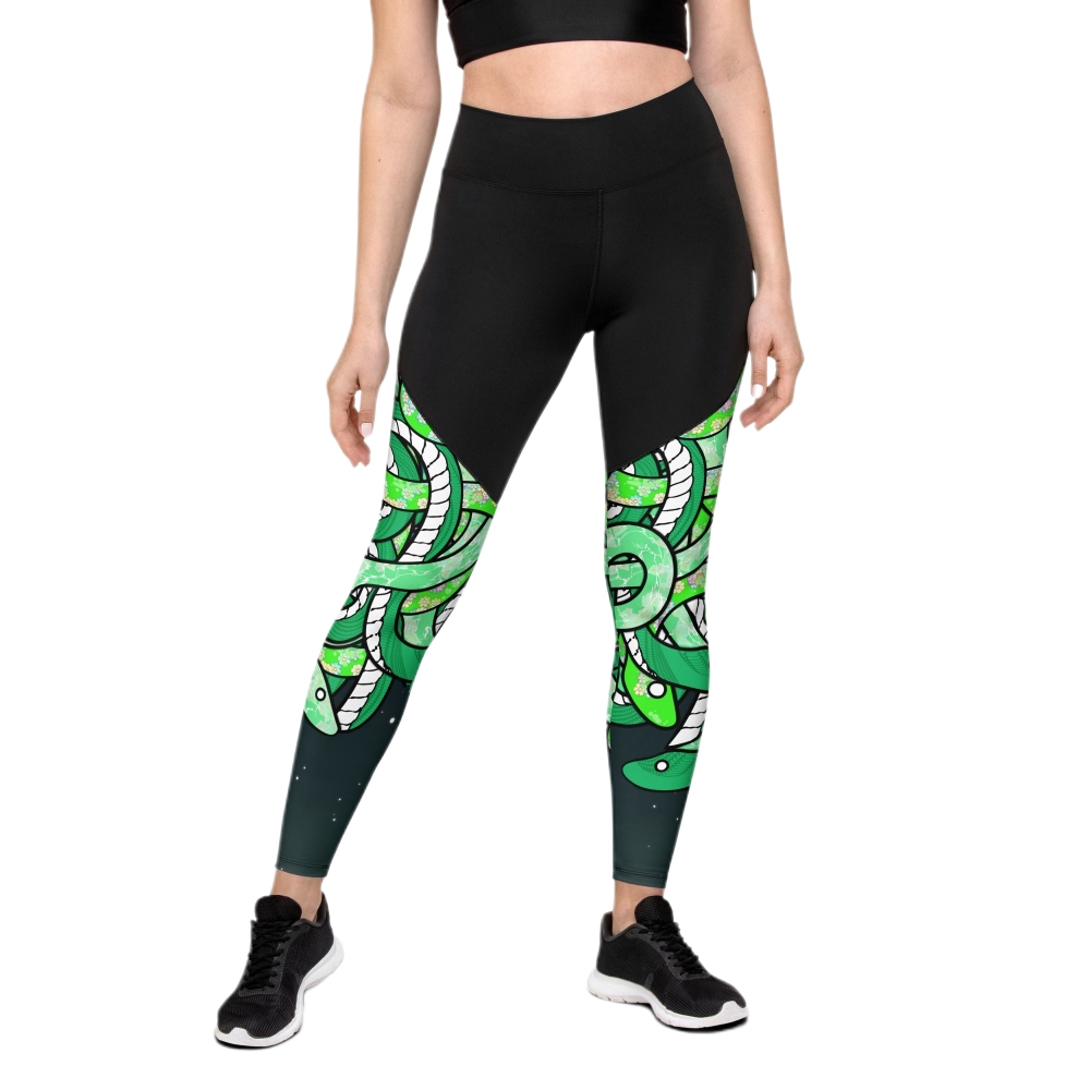 Tangled Snakes Women Compression Legging