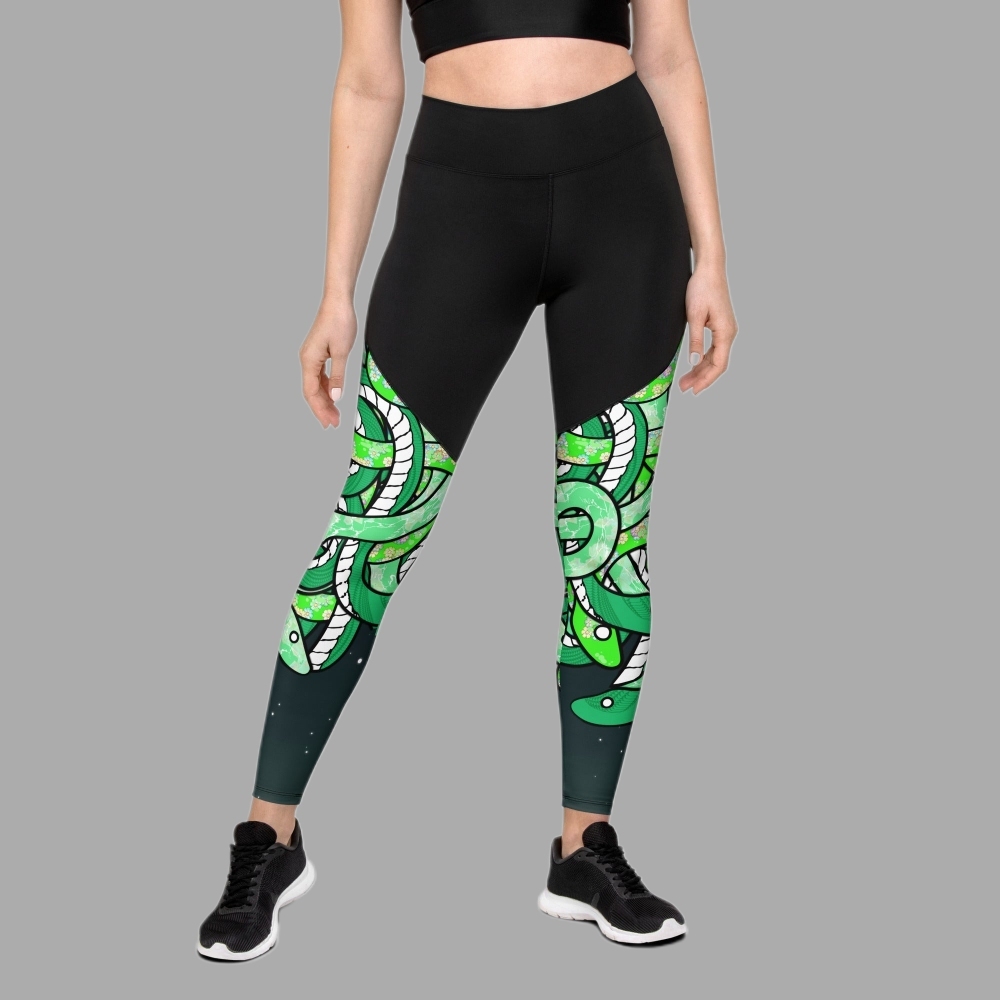 Tangled Snakes Women Compression Legging