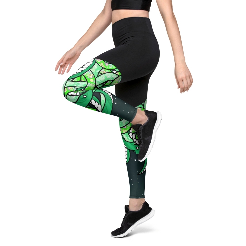 Tangled Snakes Women Compression Legging