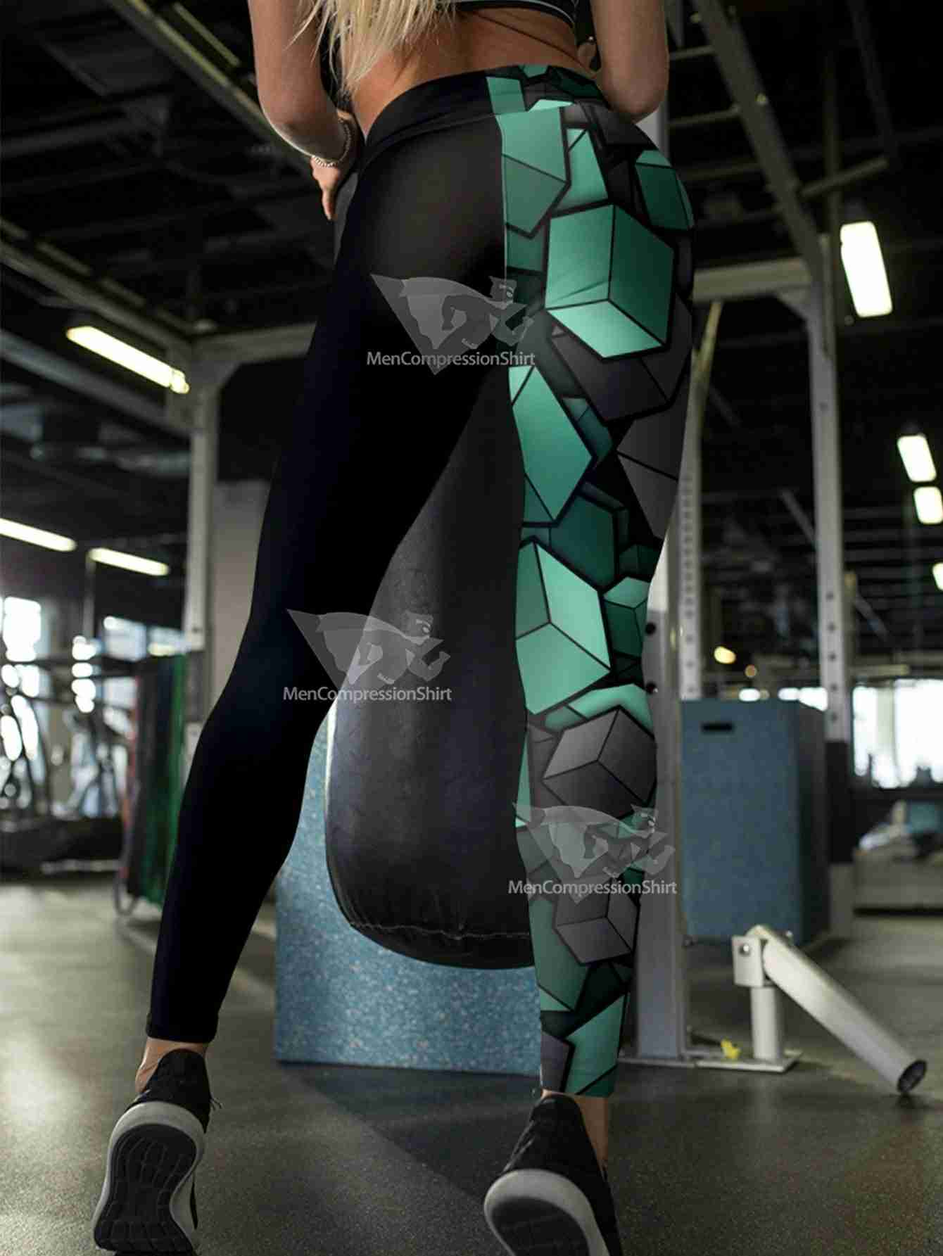 Tanjiro Cube Women Compression Leggings
