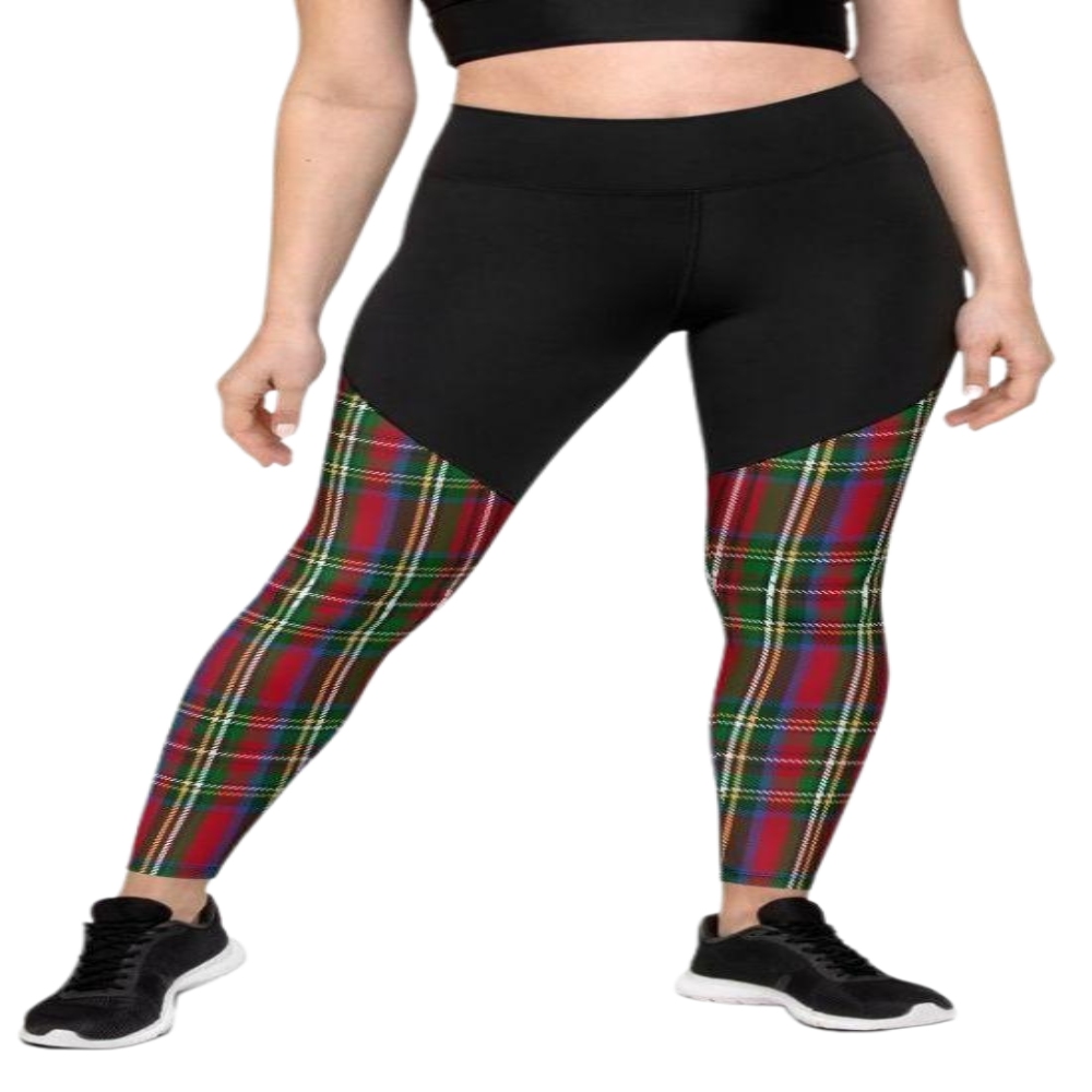 Tartan Christmas Women Compression Legging