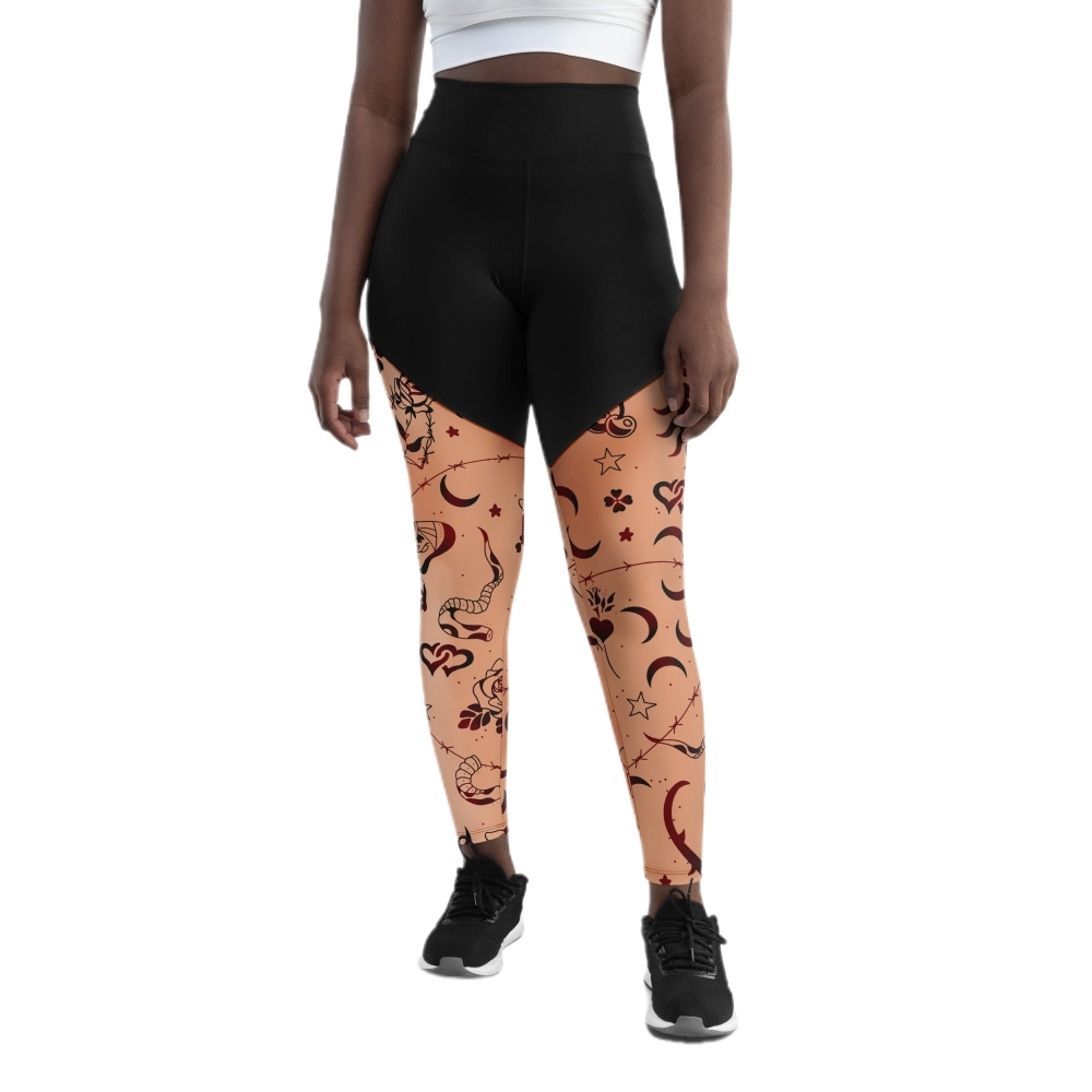 Tattoo Inspired Women Compression Legging
