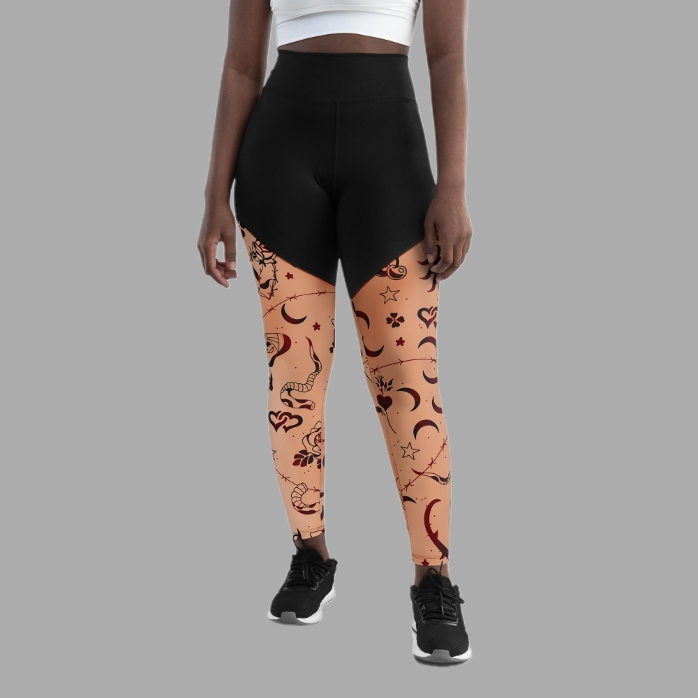 Tattoo Inspired Women Compression Legging