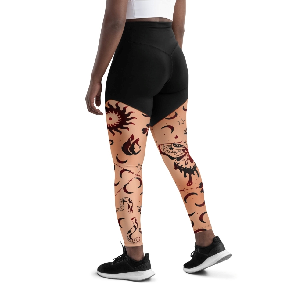 Tattoo Inspired Women Compression Legging