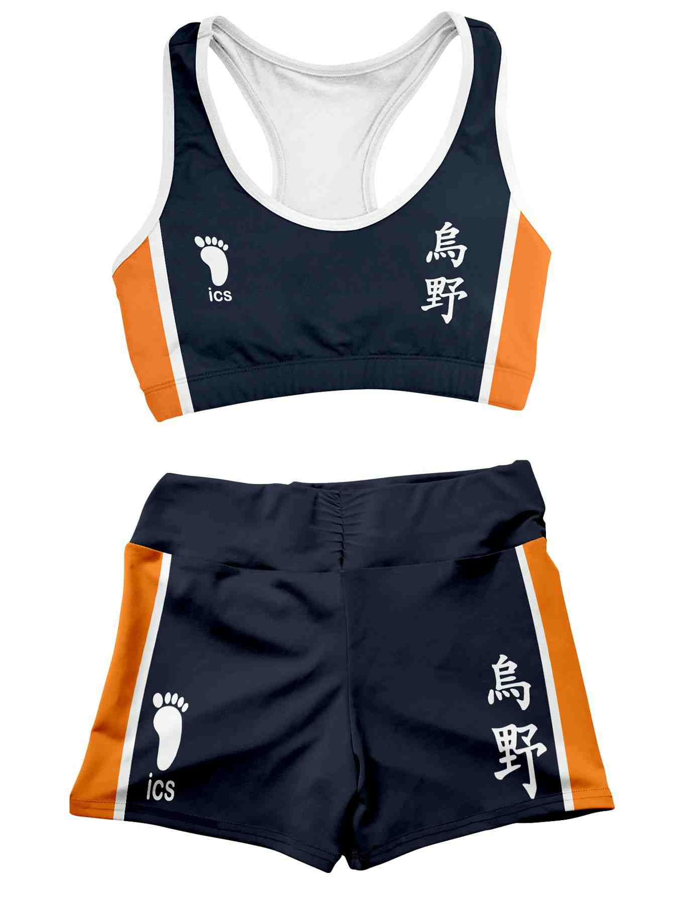 Team Karasuno Women Compression Active Wear Set