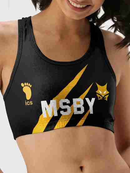 Team Msby Black Jackals Women Compression Active Wear Set