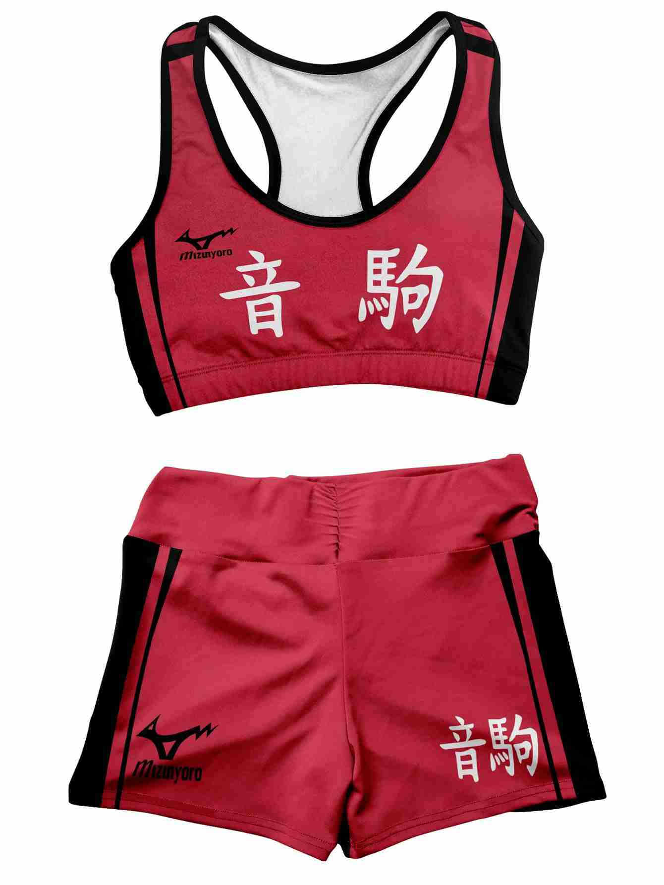 Team Nekoma Women Compression Active Wear Set