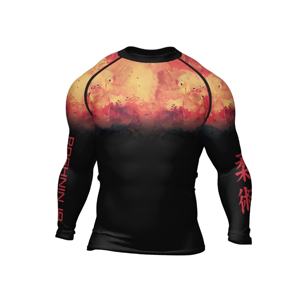 Techno Samurai Mens Long Sleeve Compression Shirt