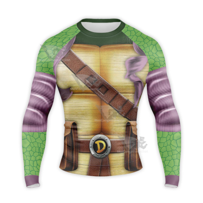 Teenage Mutant Ninja Turtles Donatello Long Sleeve Compression Shirt