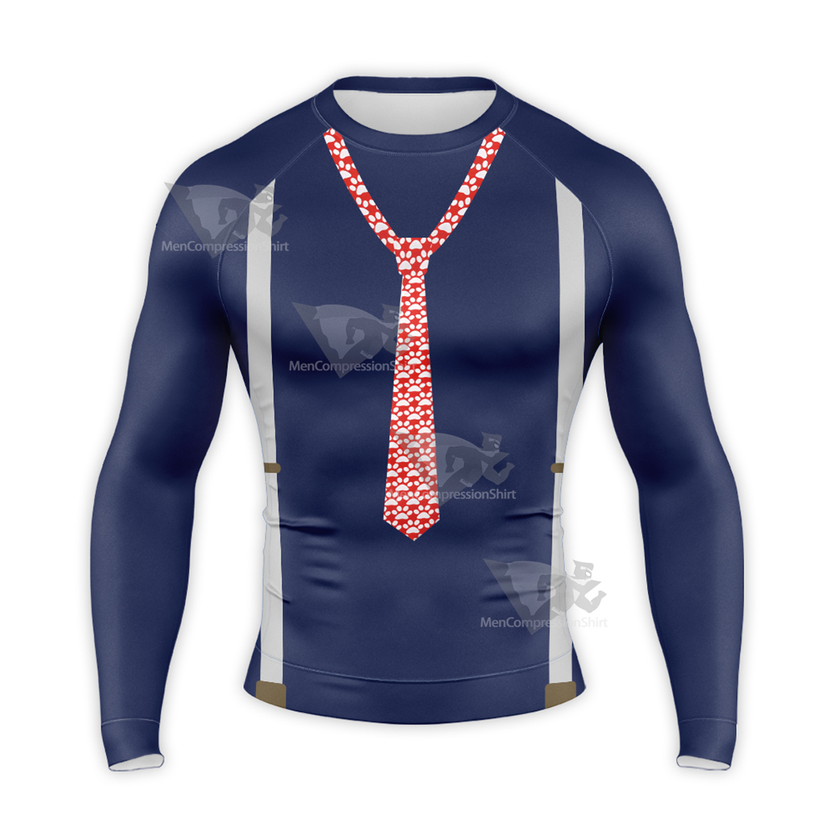 Tekken 2 King Blue Long Sleeve Compression Shirt