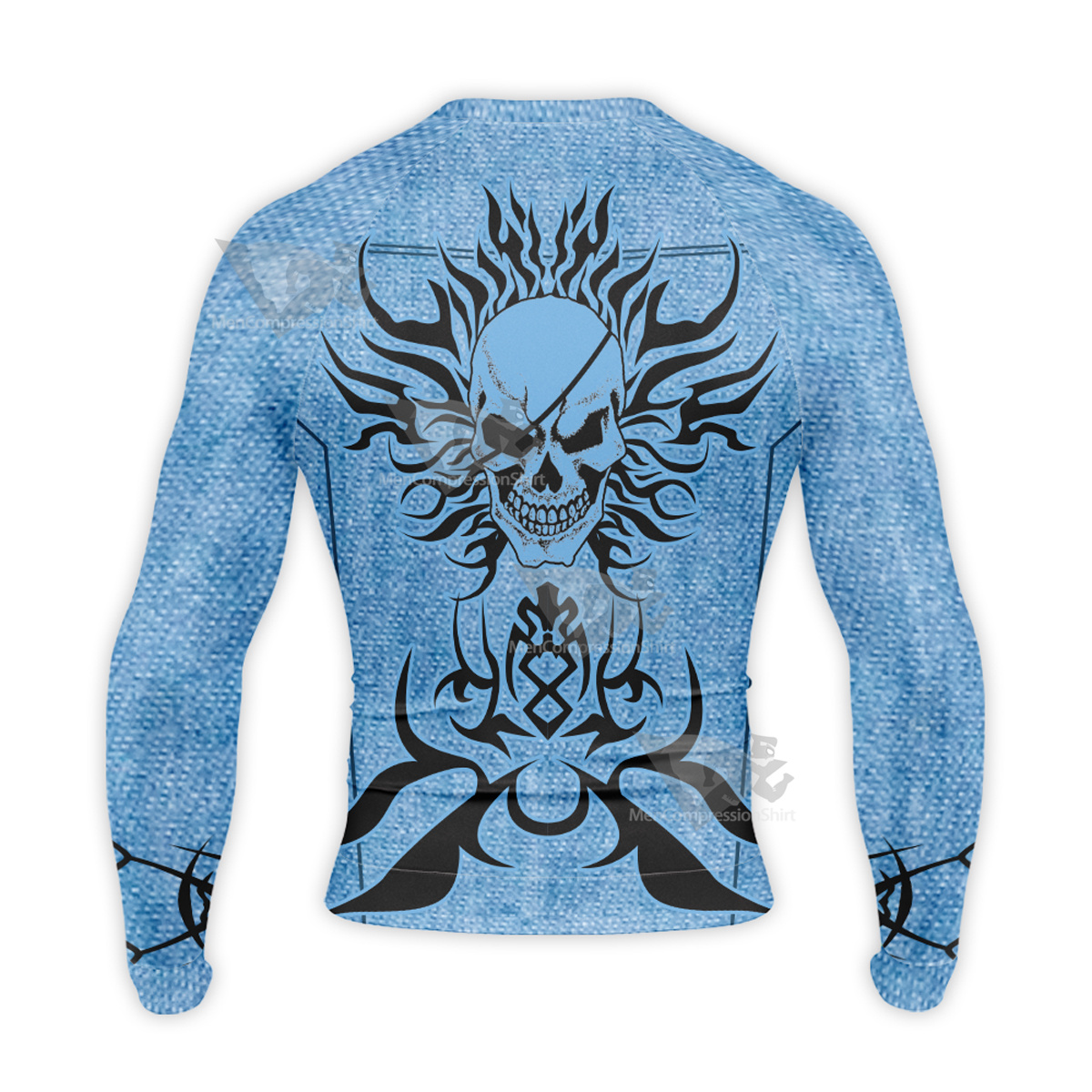 Tekken 7 Hwoarang Blue Coat Long Sleeve Compression Shirt