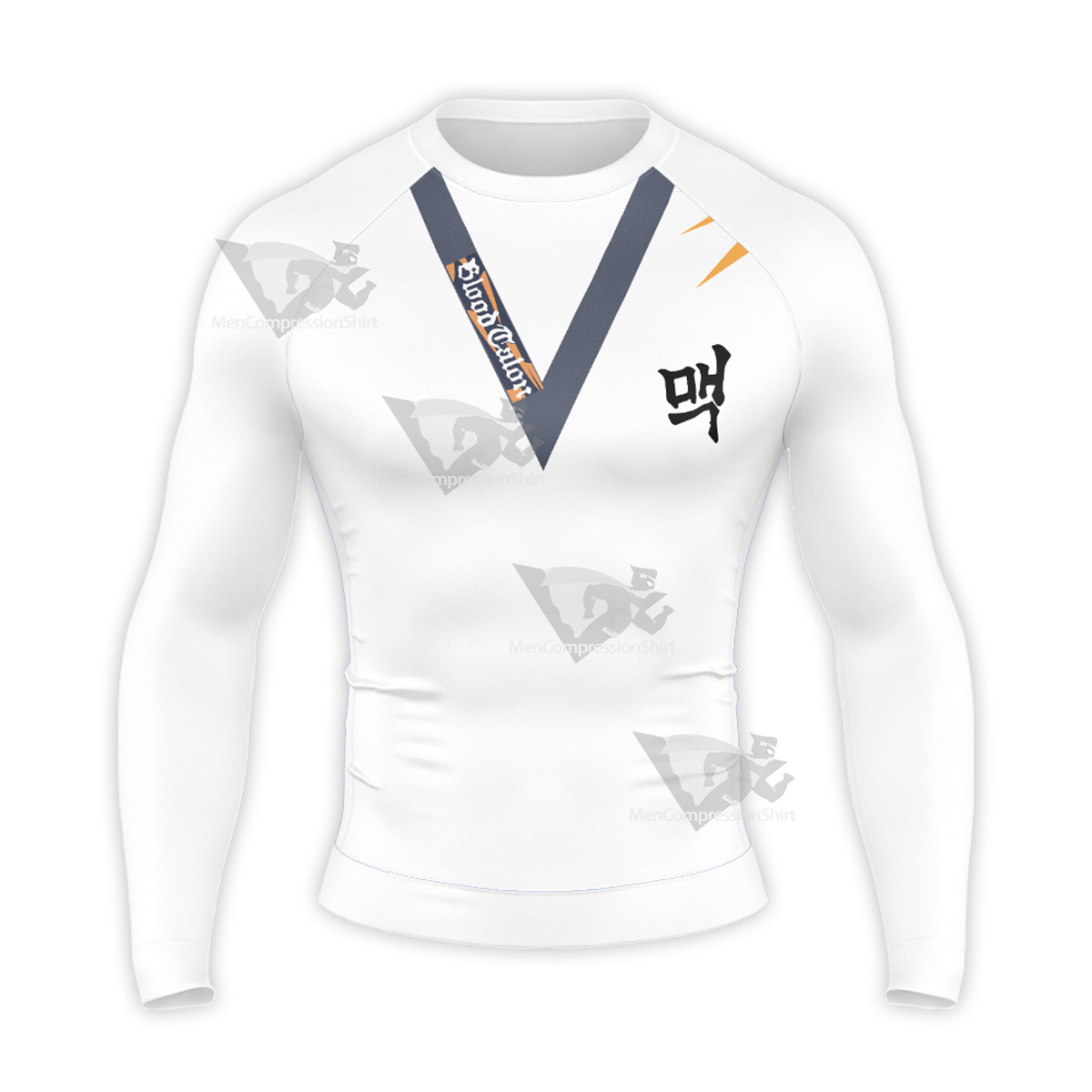 Tekken 8 Hwoarang Kimono Long Sleeve Compression Shirt