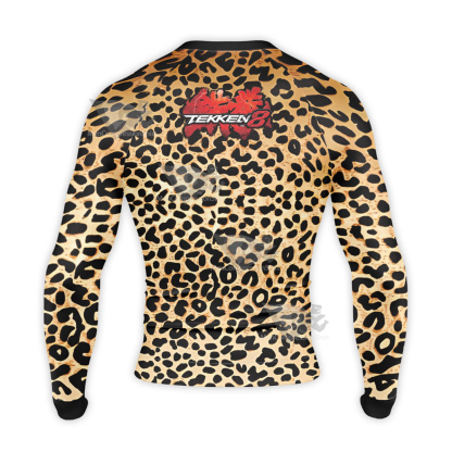 Tekken 8 King Leopard Print Long Sleeve Compression Shirt