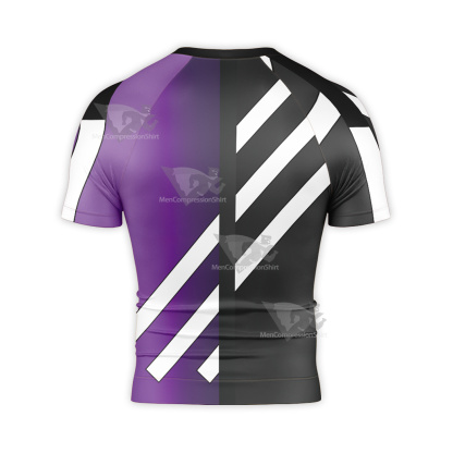 Tekken 8 Reina Purple Coat Short Sleeve Compression Shirt